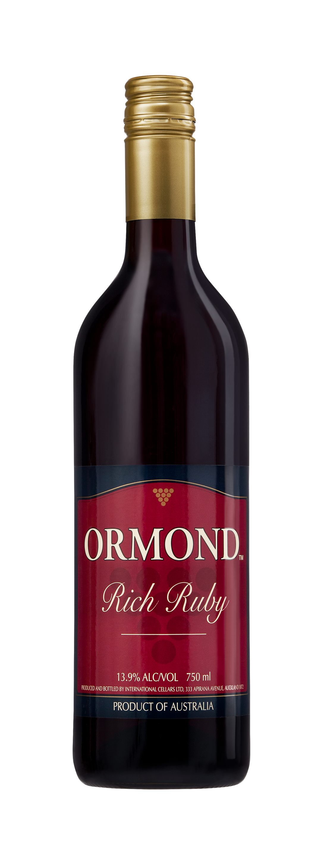 Ormond Rich Ruby 750ml - Liquor Library