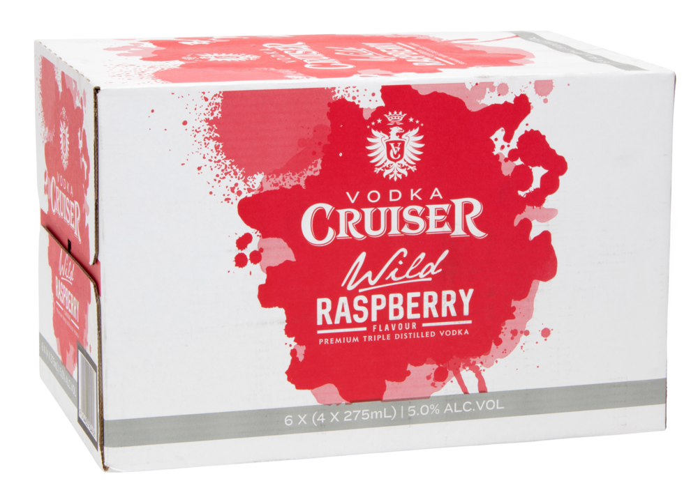Cruiser Raspberry 12x250ml Can - Liquor Library