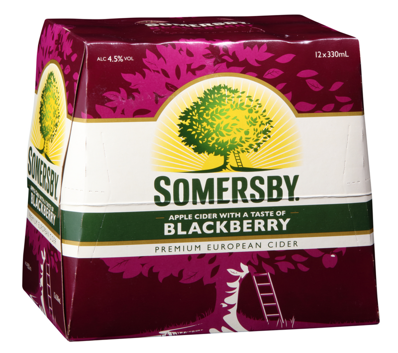 Somersby Blackbry Btl 12x330ml - Liquor Library