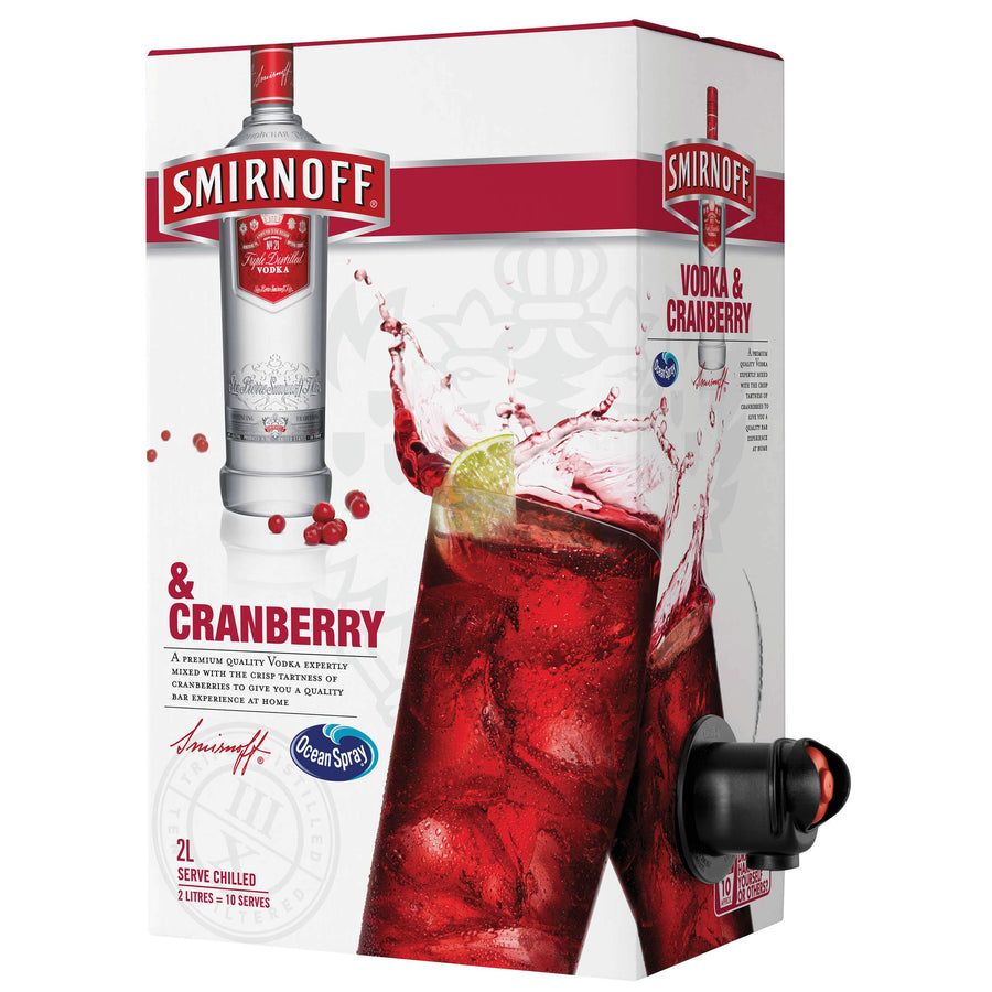 Smirnoff Cranberry 2Lt - Liquor Library