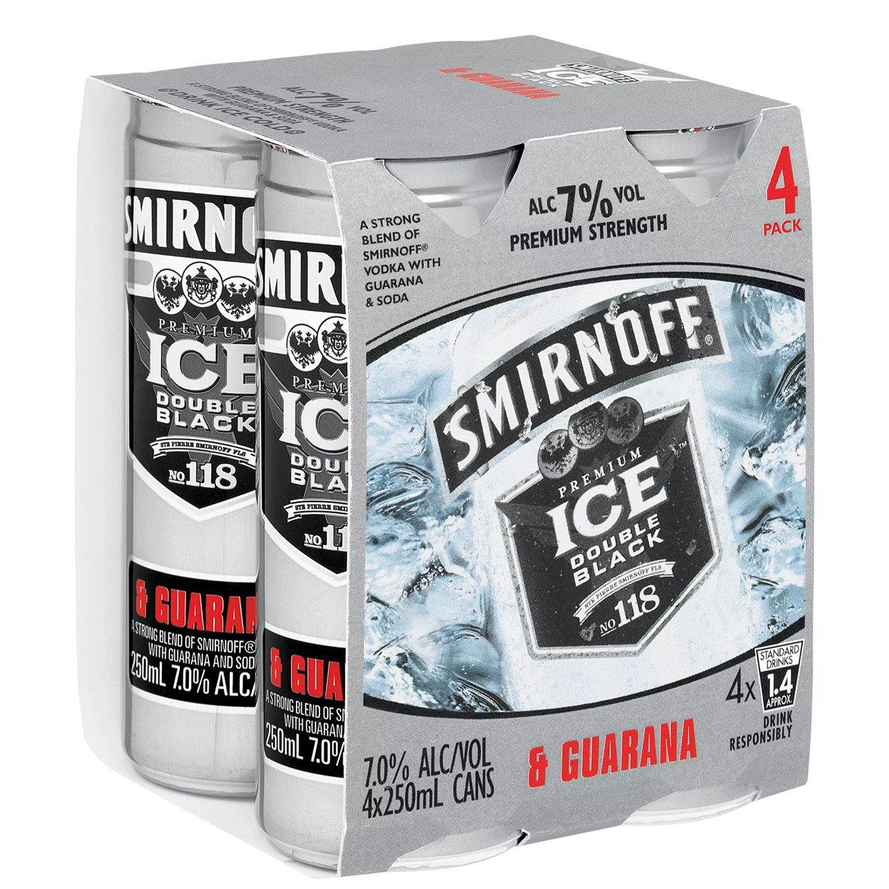 Smirnoff Guarana 4x250ml Can – Liquor Library