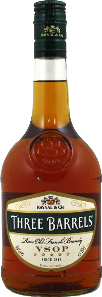 Three Barrels VSOP Brandy 1ltr - Liquor Library