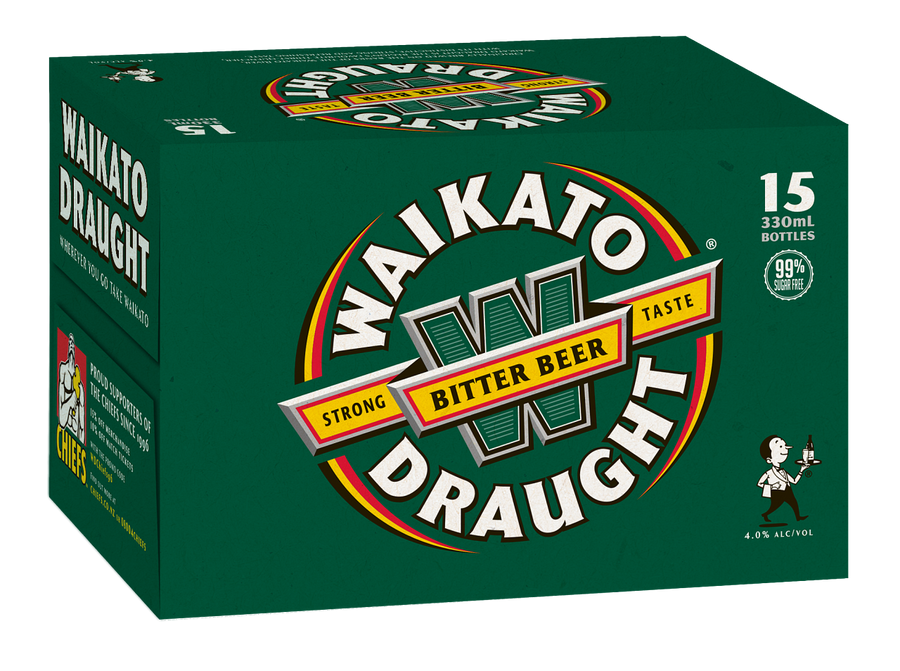 Waikato Draught 15x330ml Btl