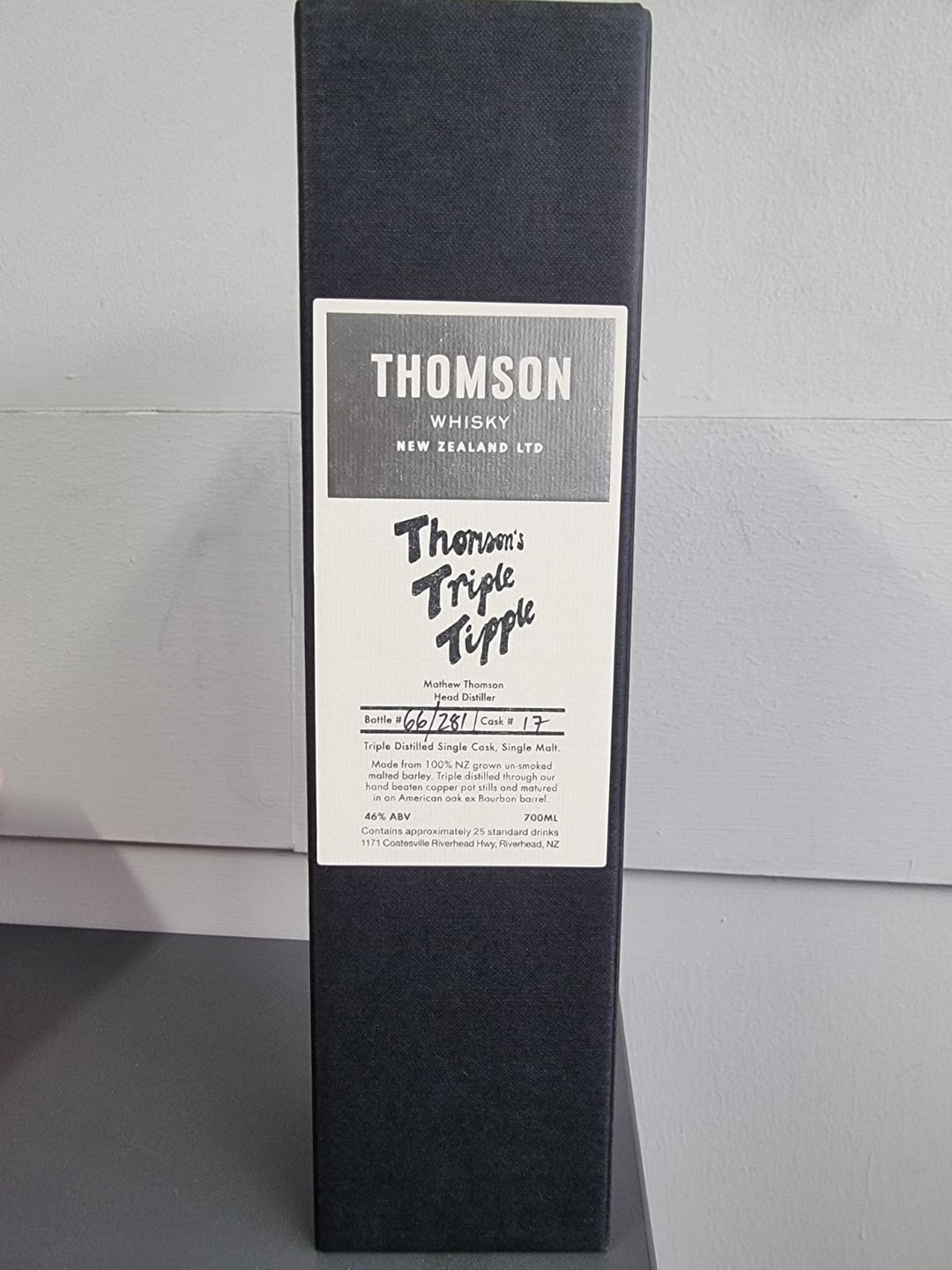 Thomson Triple Tipple Single Cask 700ml (Limited Eddition)