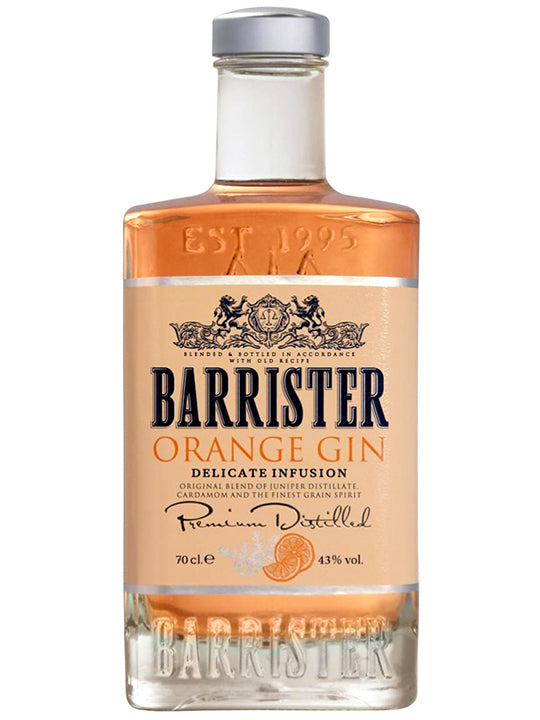 Barrister Orange Gin 43% 700ml