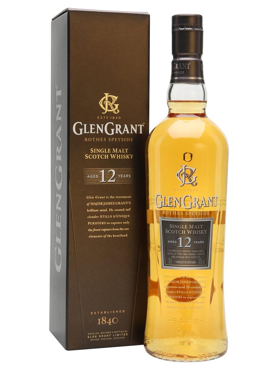 Glen Grant 12 YO Single Malt Scotch Whisky 43% 700ml - Liquor Library