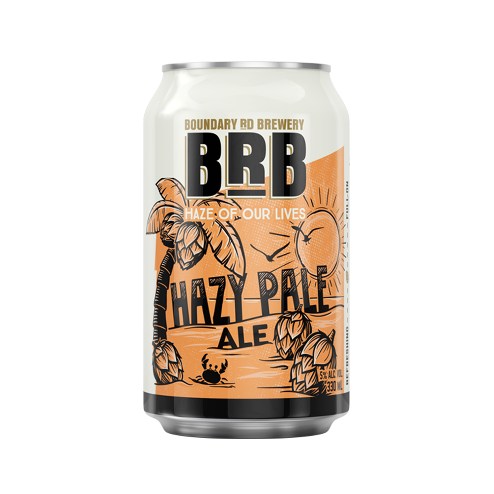 BRB Hazy Pale Ale 12x330ml Can Liquor Library