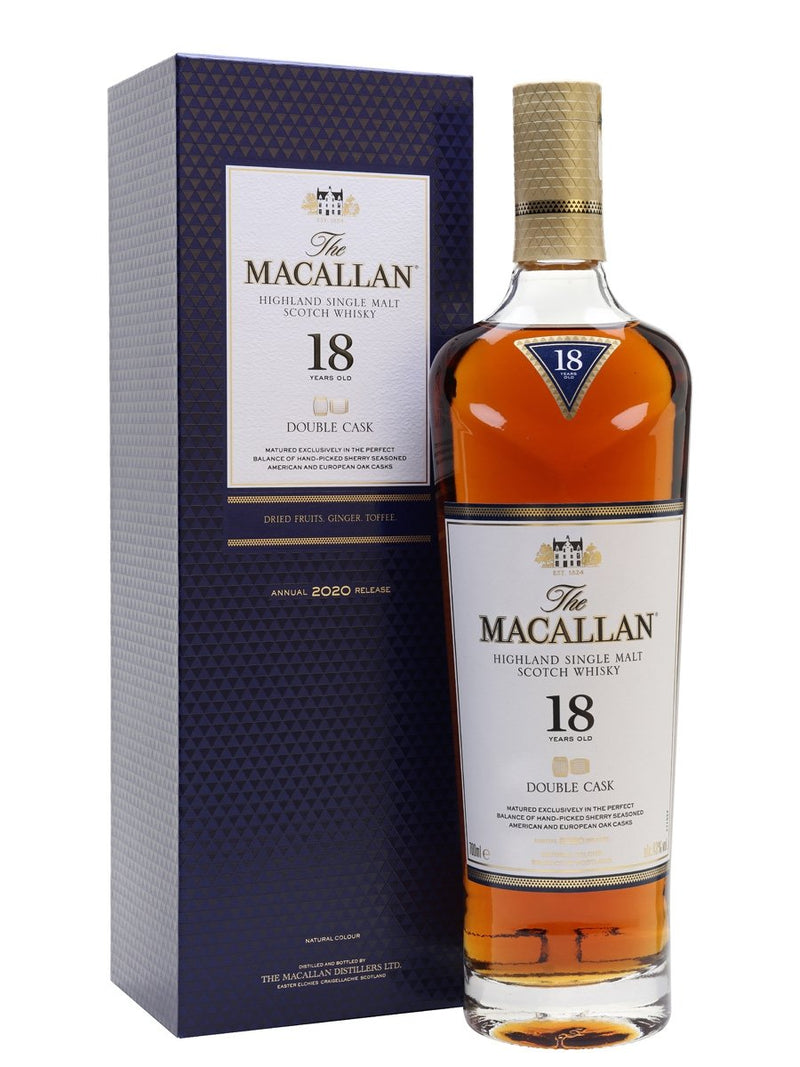 Macallan 18YO Double Cask 700m - Liquor Library