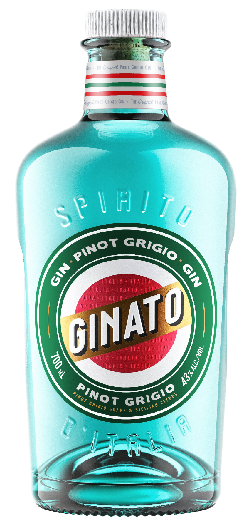 Ginato Pinto Grigio Gin 43% 700ml